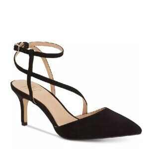 EUC INC “Len II” Suede/Leather Pointed Toe Pumps/Sandals